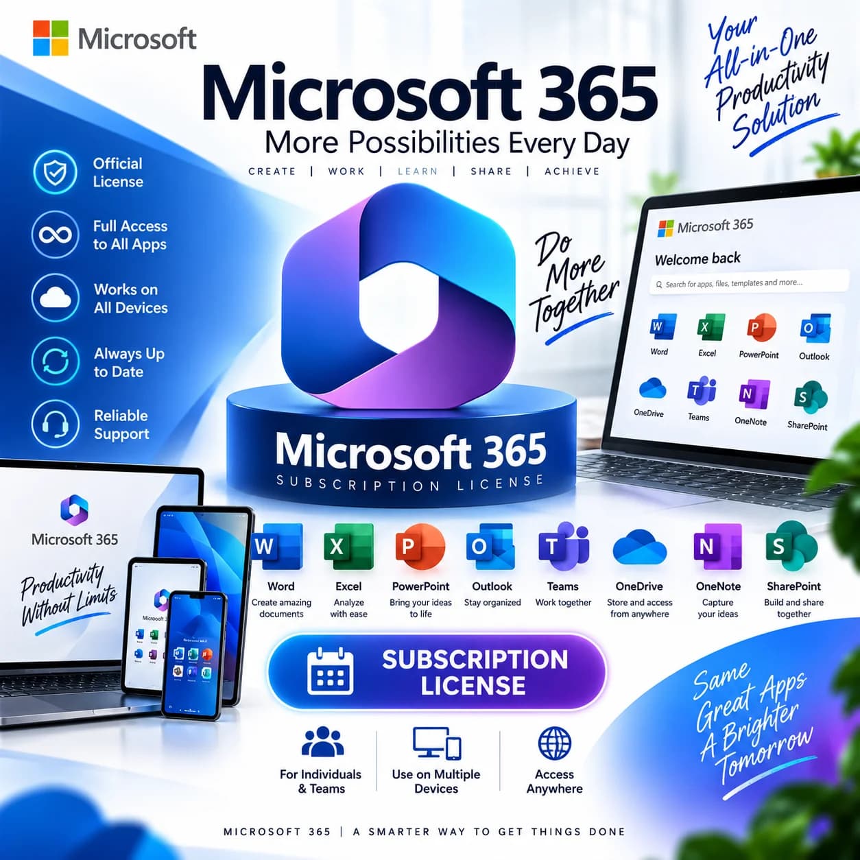 Microsoft 365 Subscription License - Digital Activation - Office Apps Access