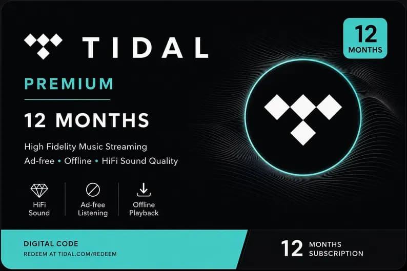 Tidal premium 12 months