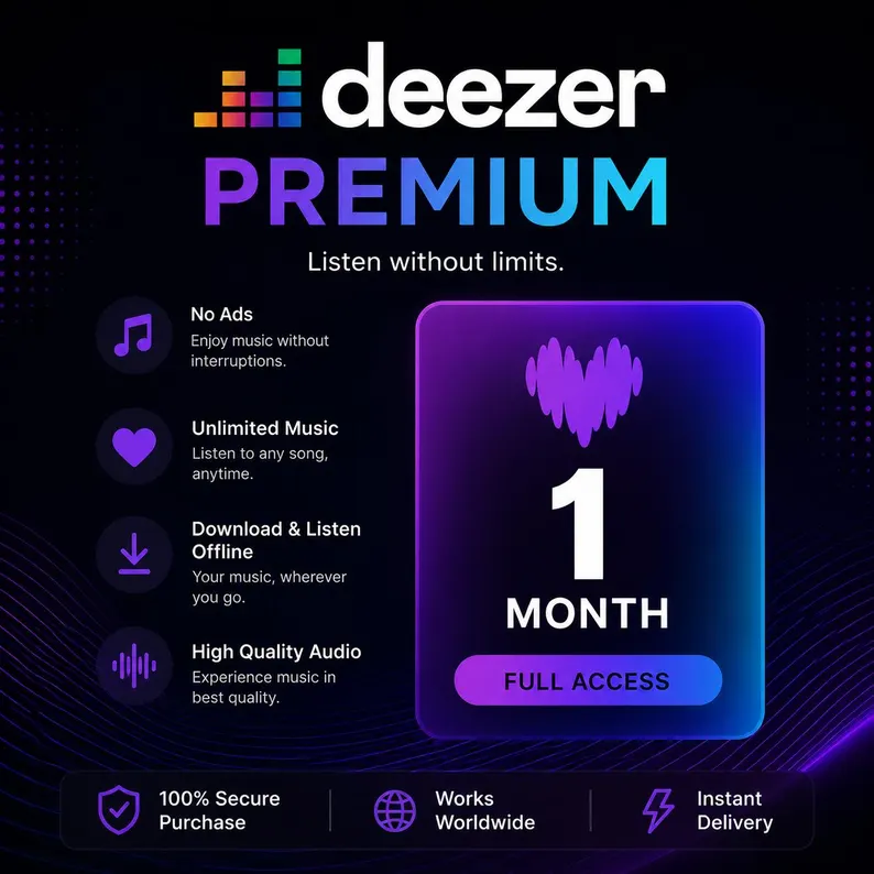 Deezer premium 1 month