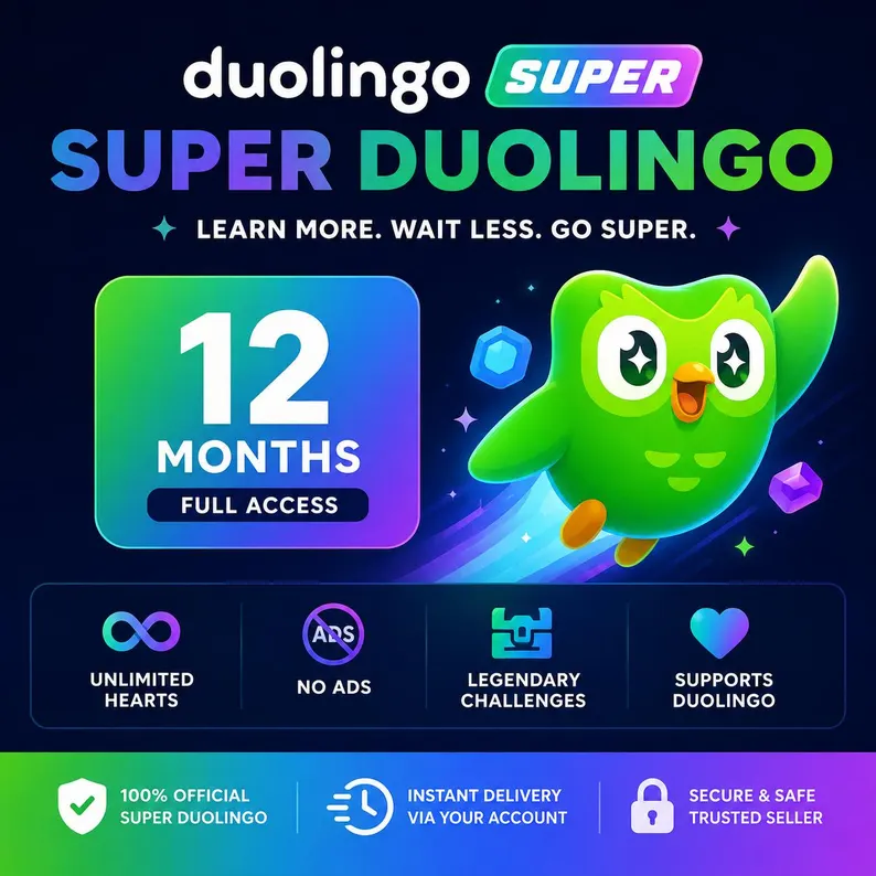 Super Duolingo 12 Months