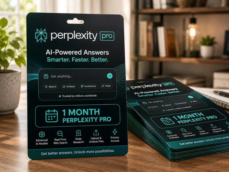 Perplexity Pro 1 Month  Advanced AI Search, Research & AI Tools