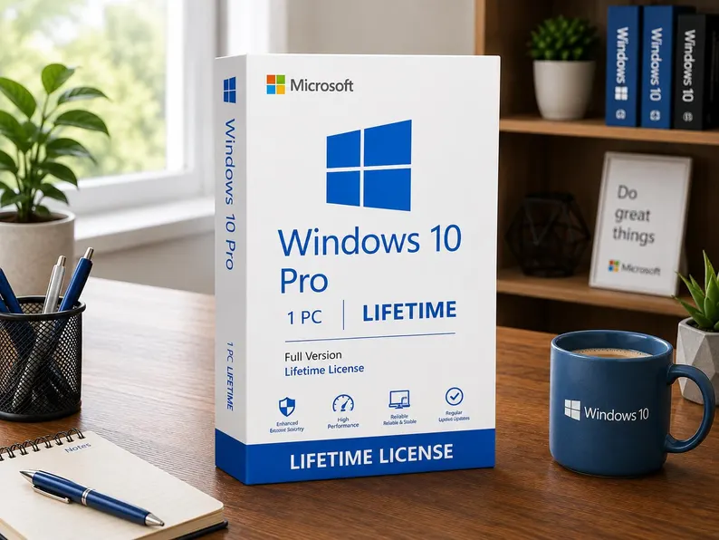 License Windows 10 Pro Retail | Lifetime License | 1 PC | Windows 10 Professional Activation | Fast Digital Delivery